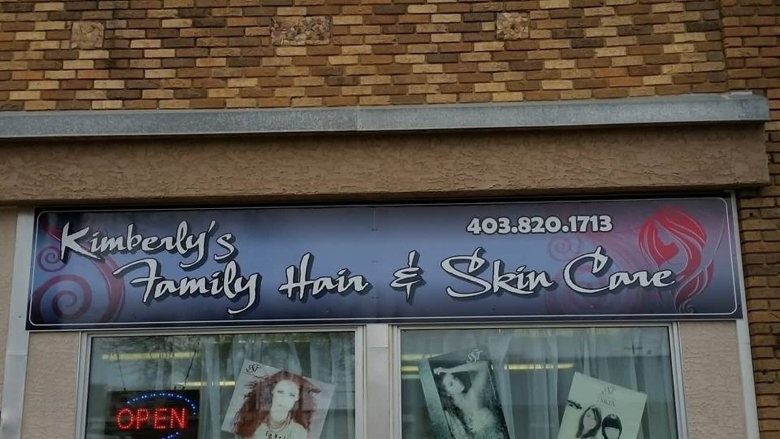 Kimberly's Family Hair and Skin Care 120 3 Ave E, Drumheller Alberta T0J 0Y4