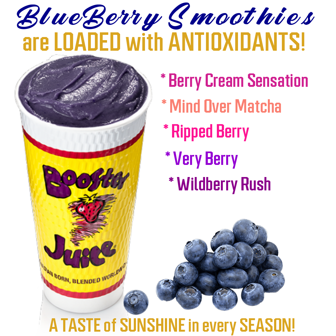 Booster Juice Menu
