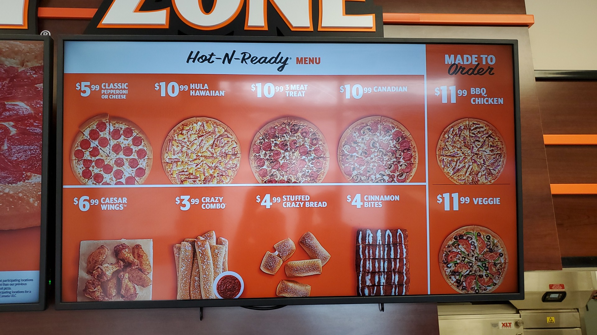 Little Caesars Pizza Menu