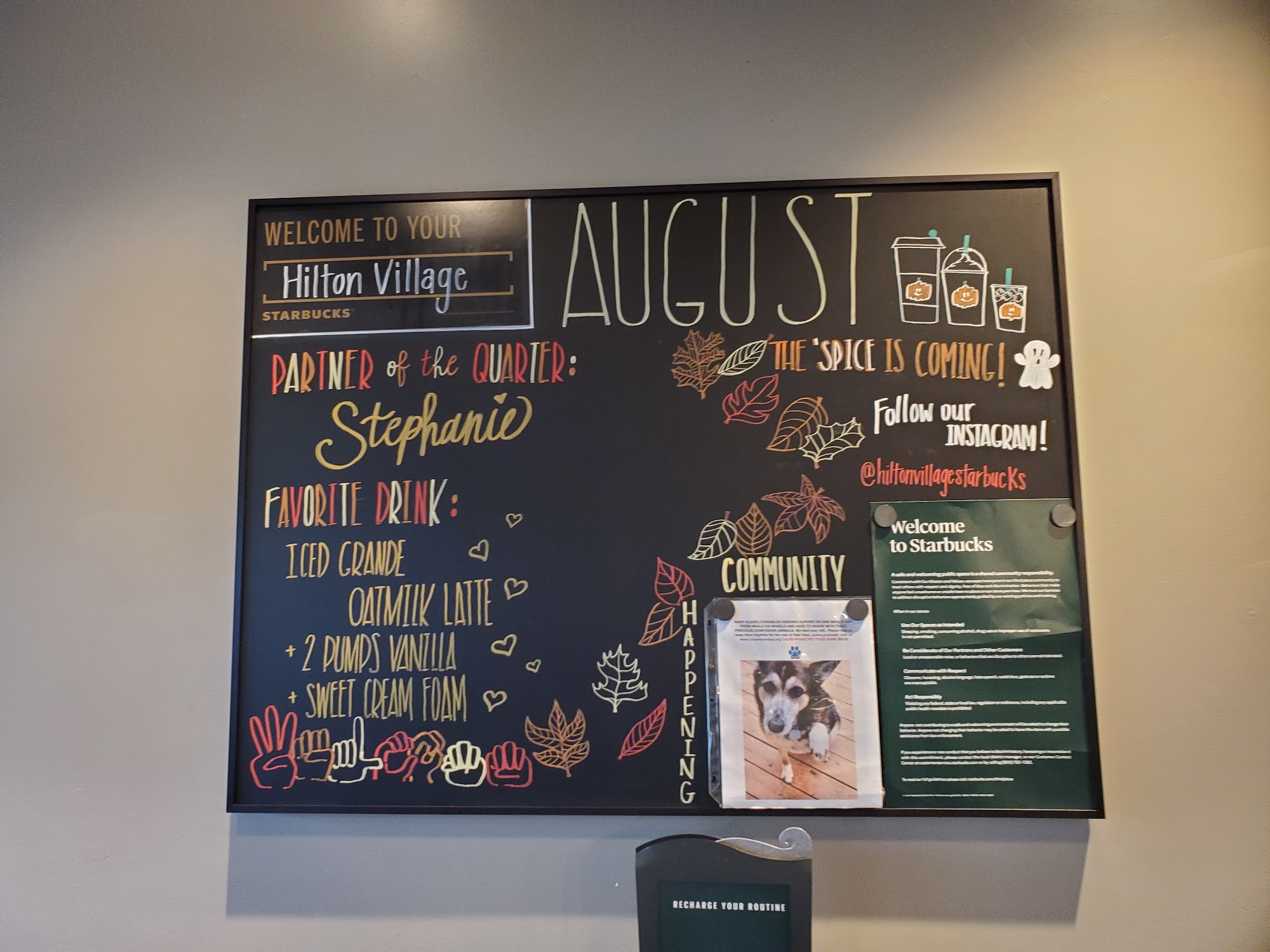 Starbucks Menu