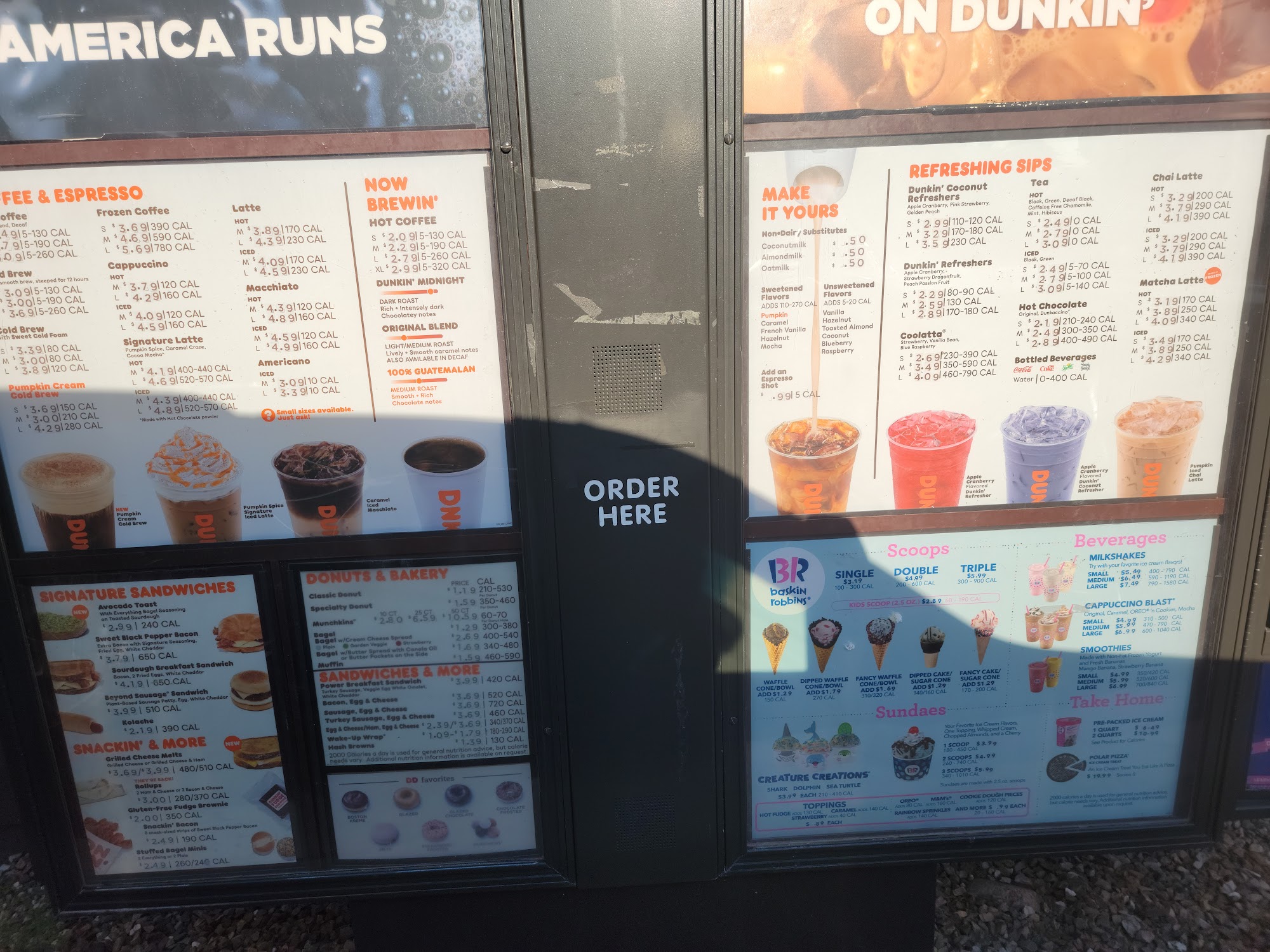 Baskin-Robbins Menu