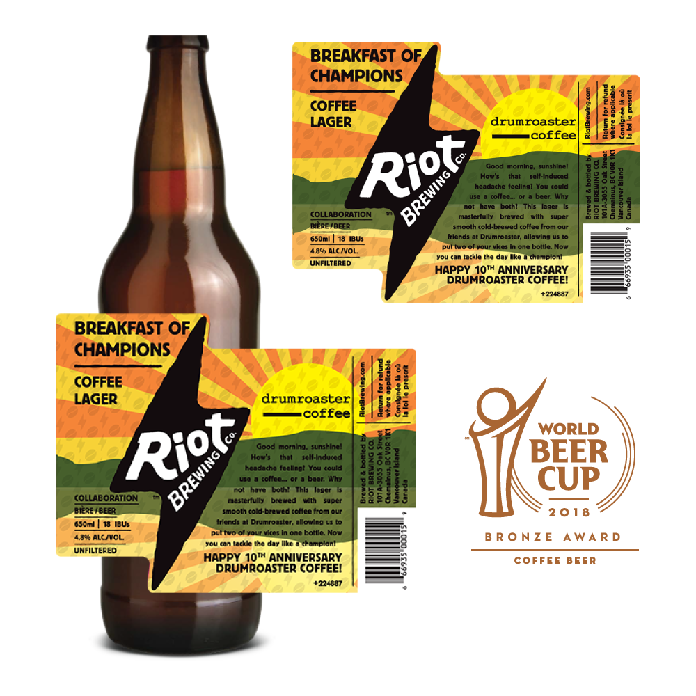 Riot Brewing Co. Menu