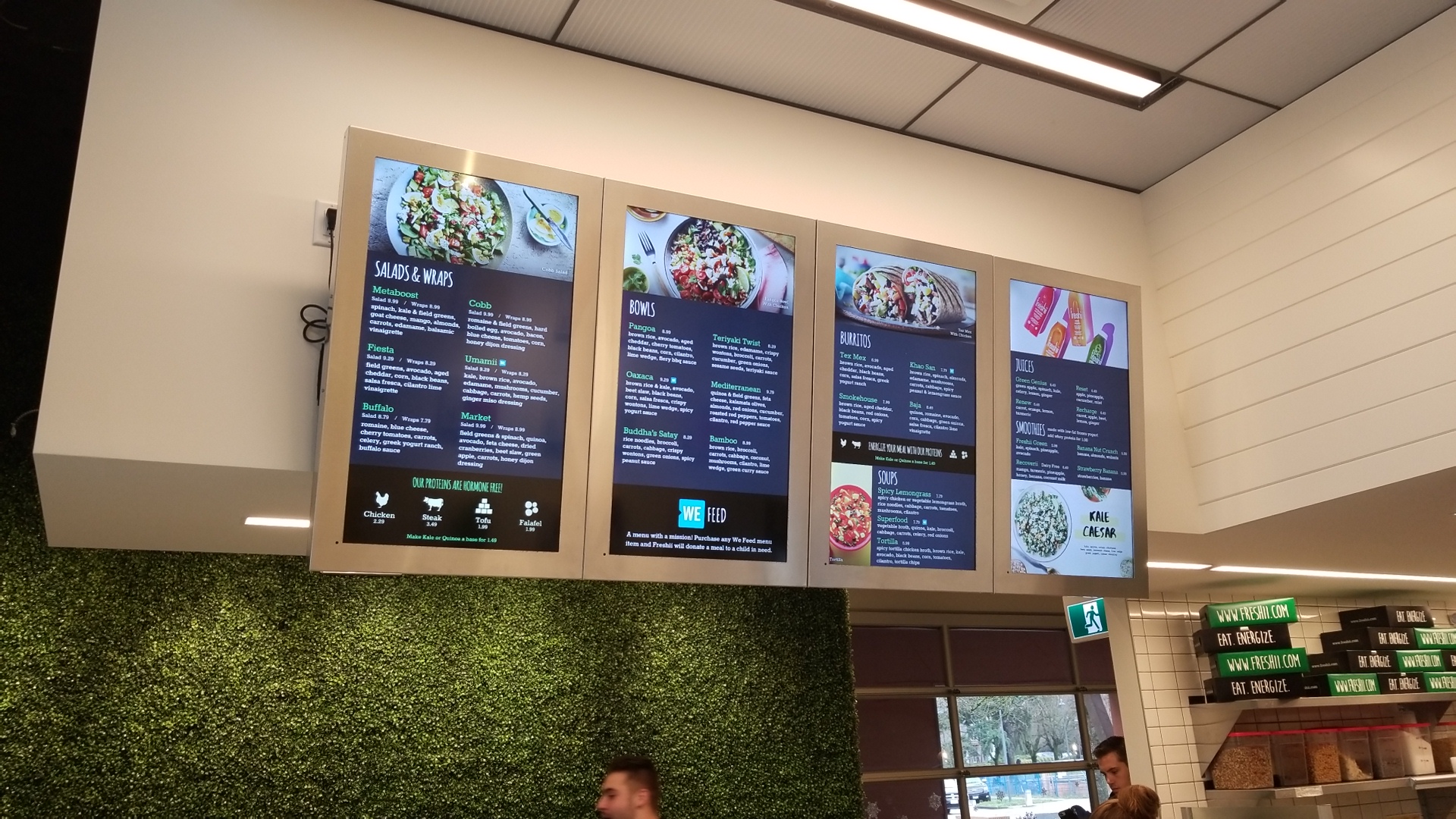 Freshii Menu