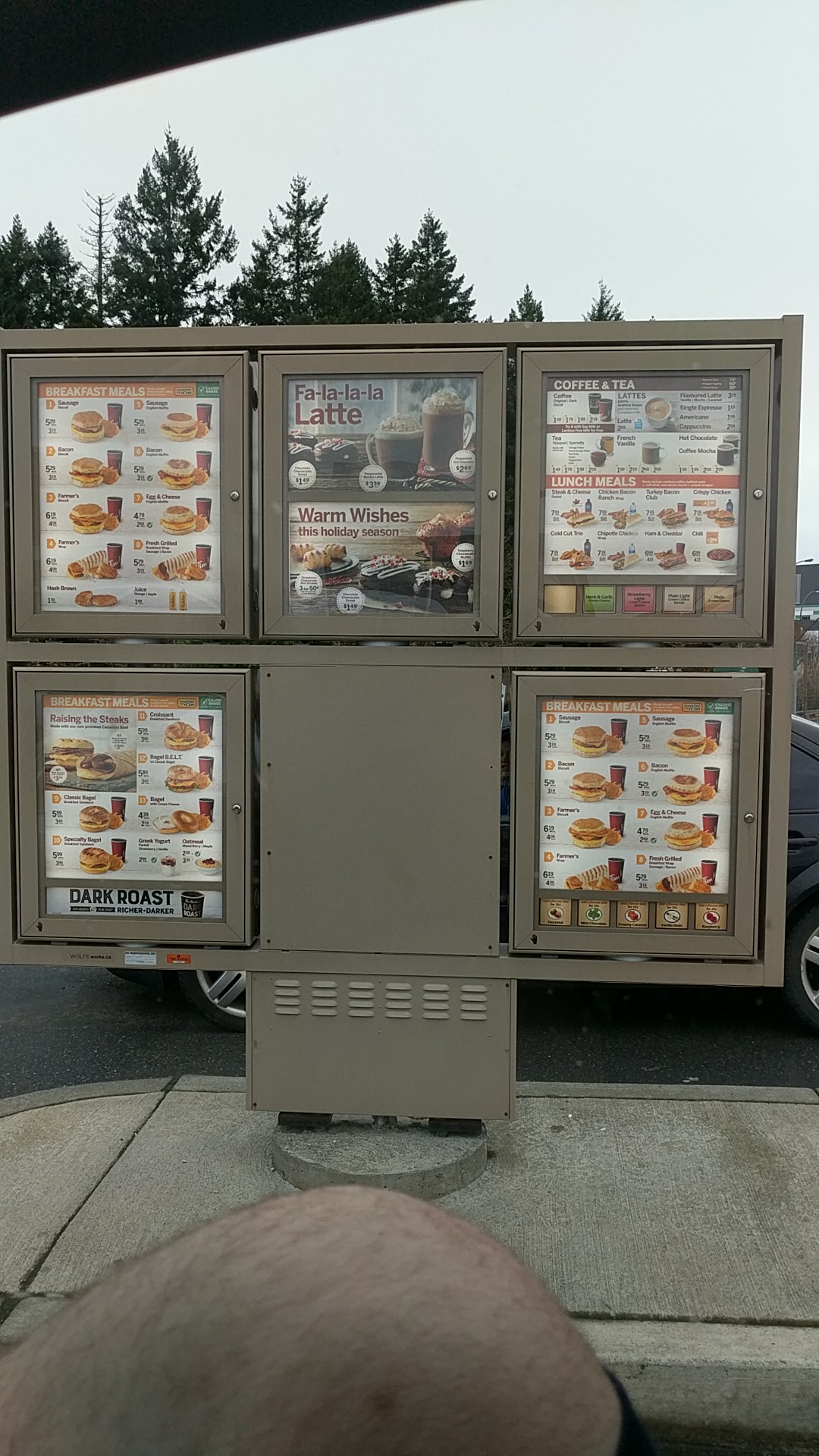Tim Hortons Menu