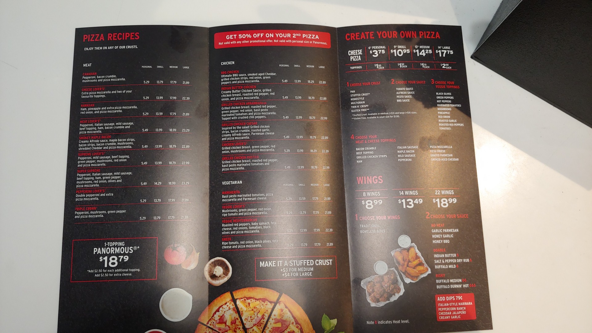 Pizza Hut Saanich Menu