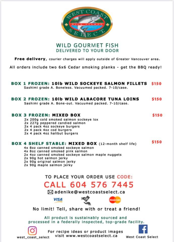 Sundance Seafood Menu