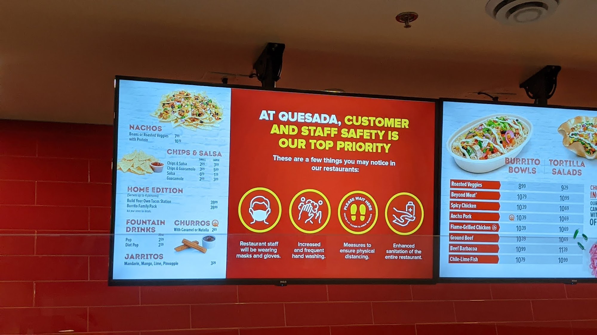 Quesada Burritos & Tacos Menu