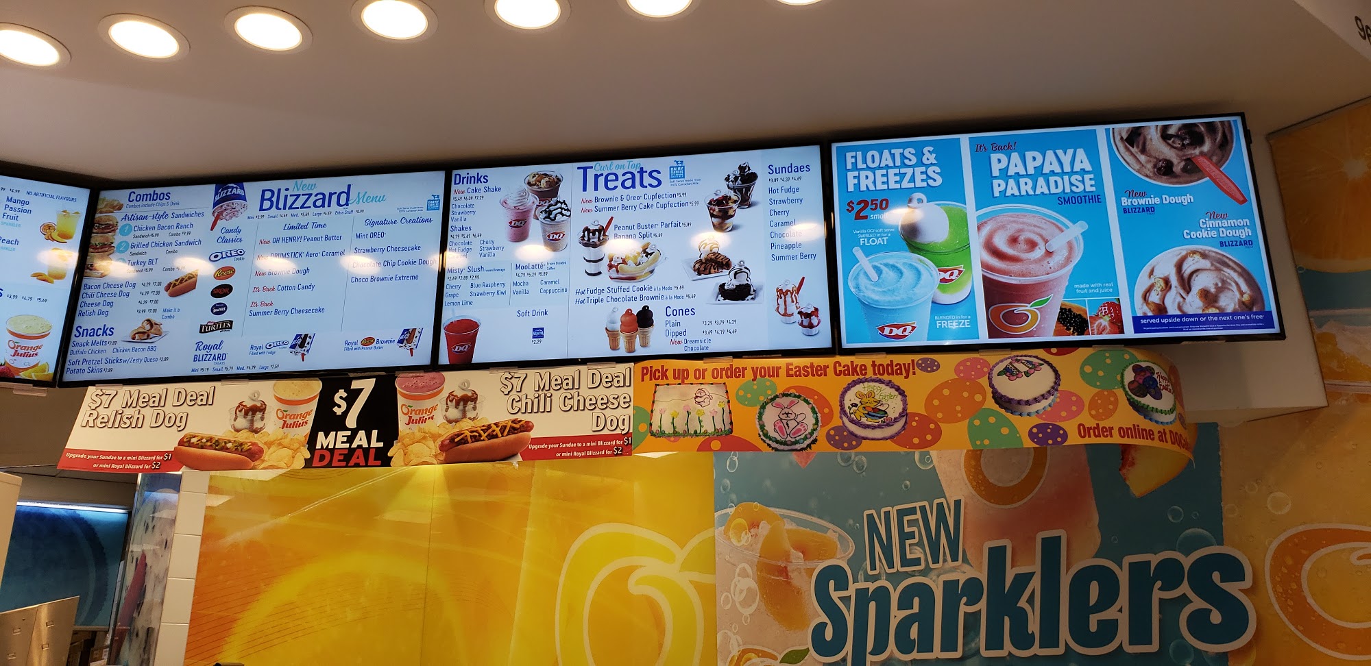 Dairy Queen (Treat) Menu