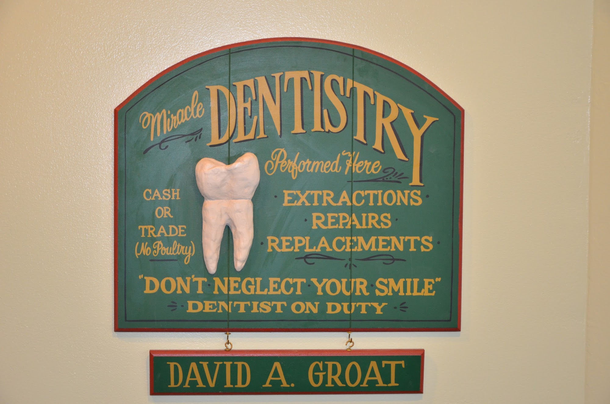 David A. Groat, DDS 571 Stanislaus Ave, Angels Camp California 95222