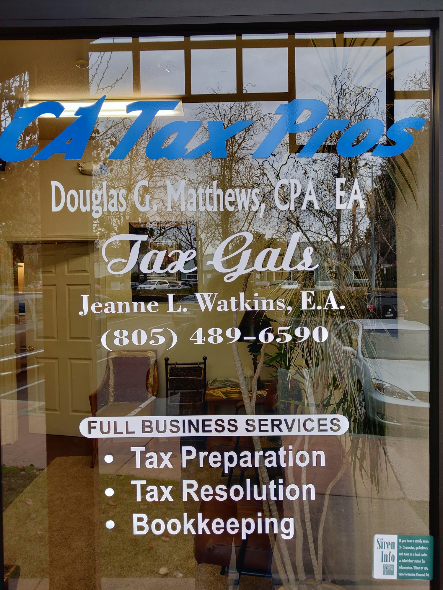 CA Tax Pros, formerly The Tax Gals, Inc.