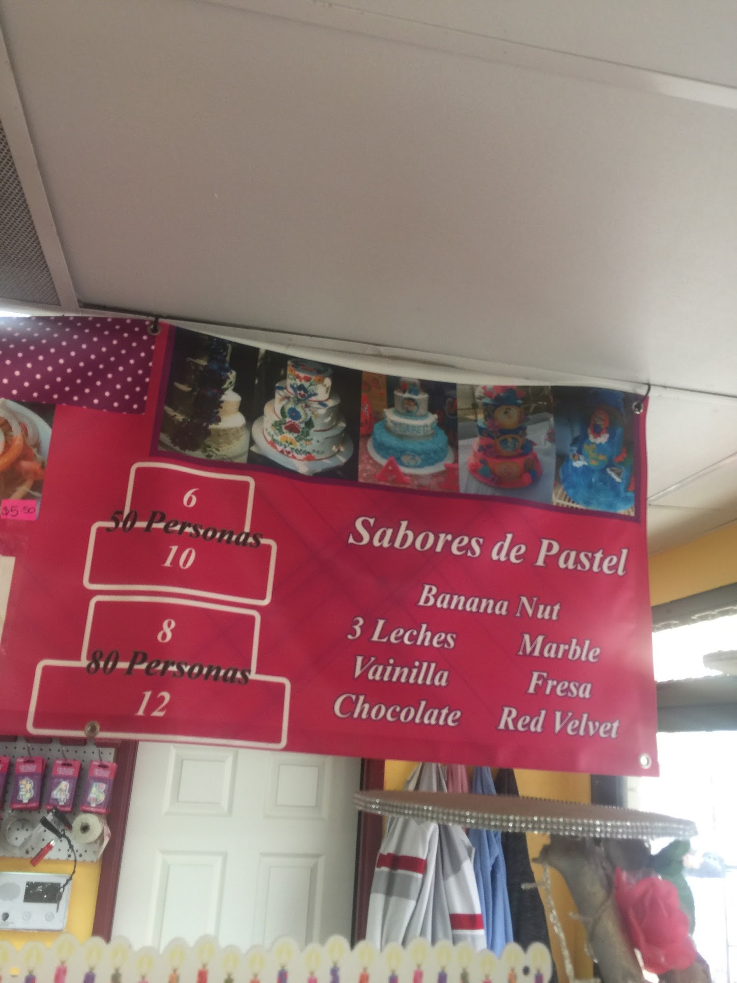 Fina’s Bakery and cafe Menu