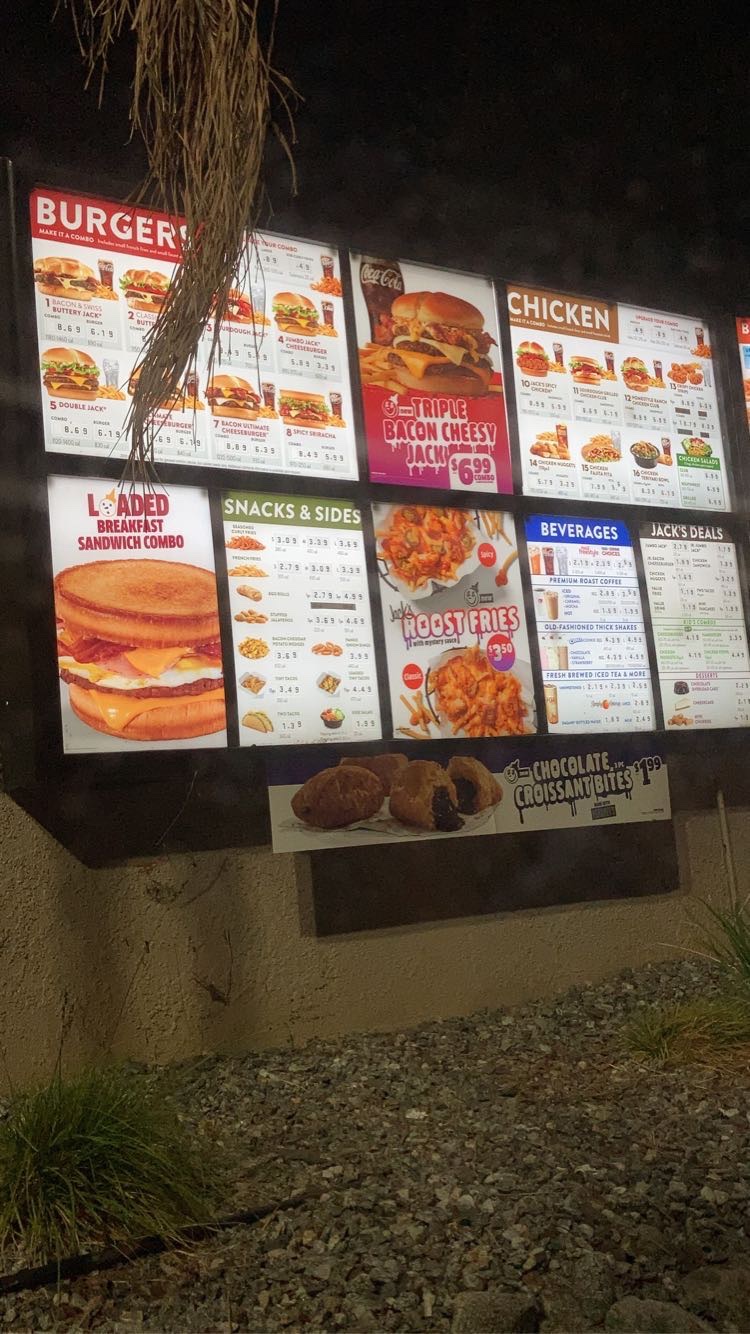 Jack In The Box Menu