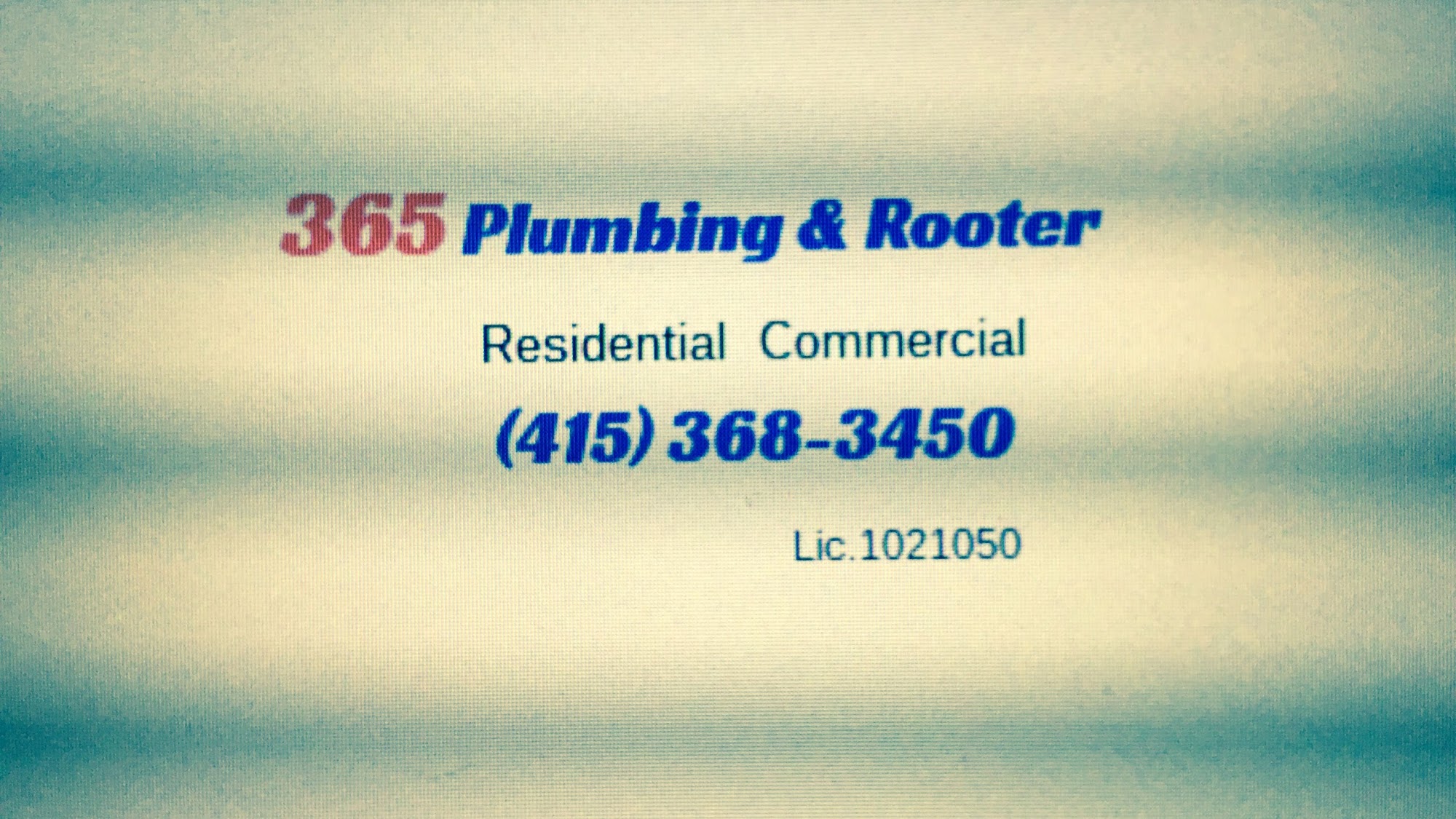 365 Plumbing & Rooter