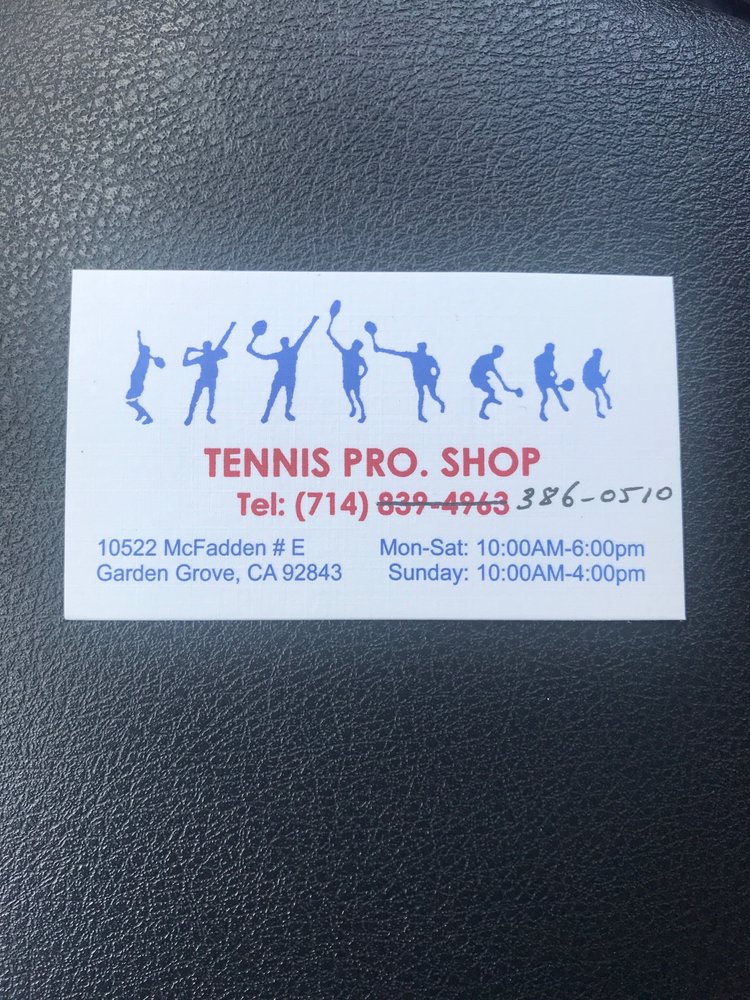 Tennis Pro Shop