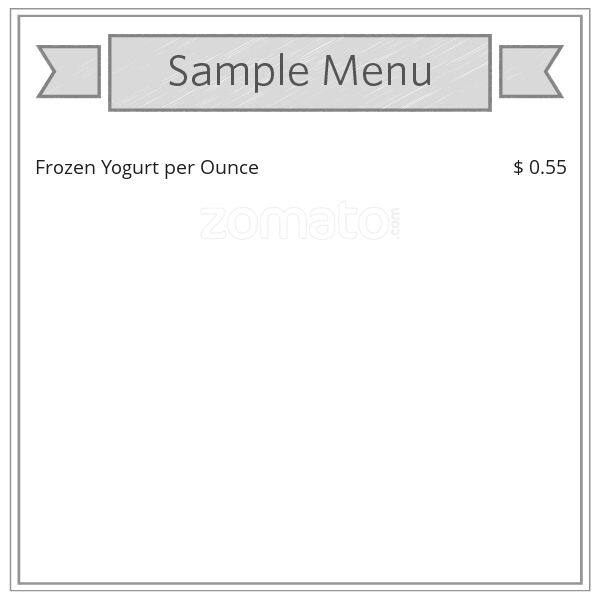Mag's Local Yogurt Menu