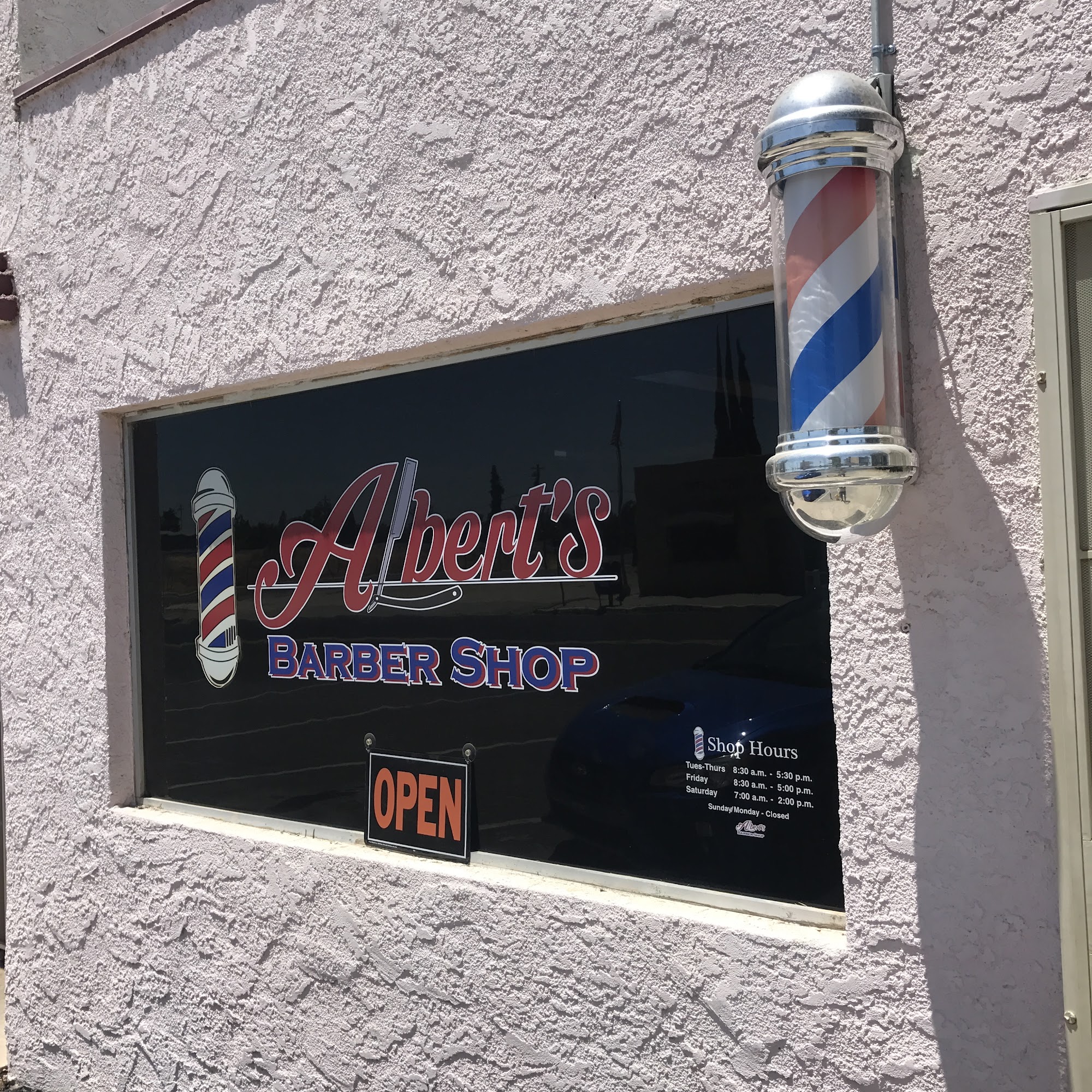 Albert's Barber Shop 6248 E De Woody St, Laton California 93242