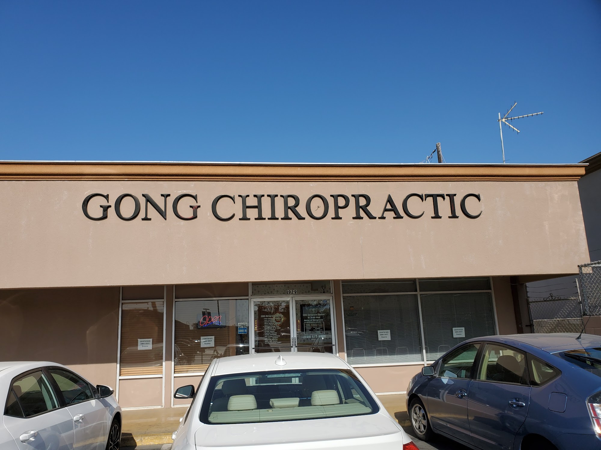 Gong Chiropractic, Certified DOT Examiner