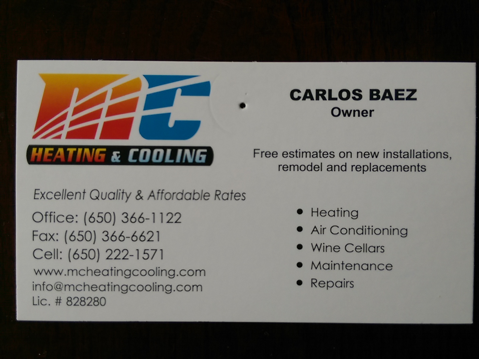 M C Heating and Cooling
