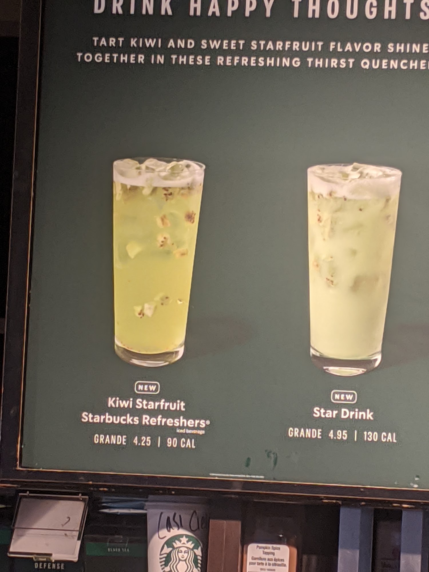Starbucks Menu