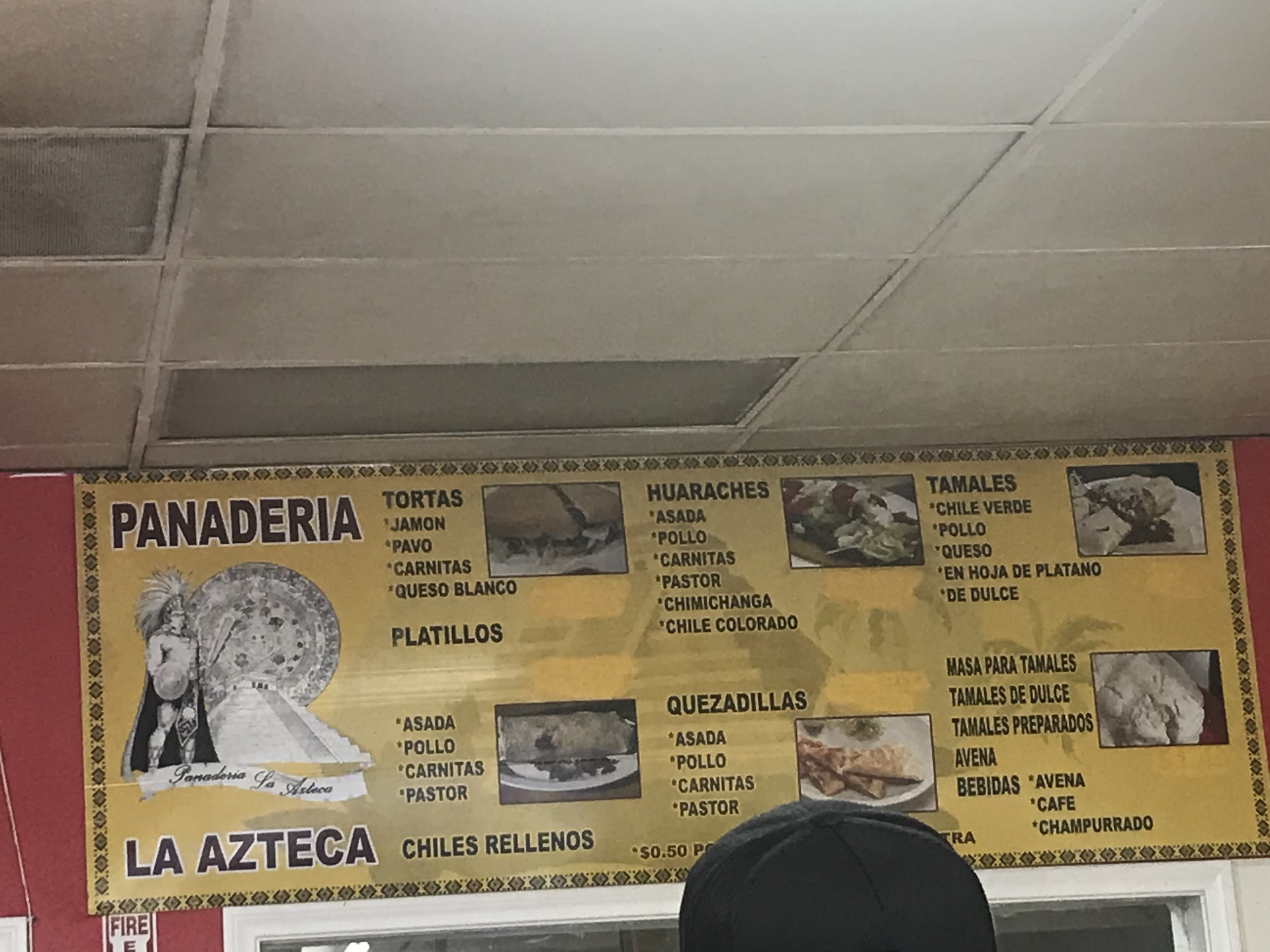 Panaderia La Azteca Menu