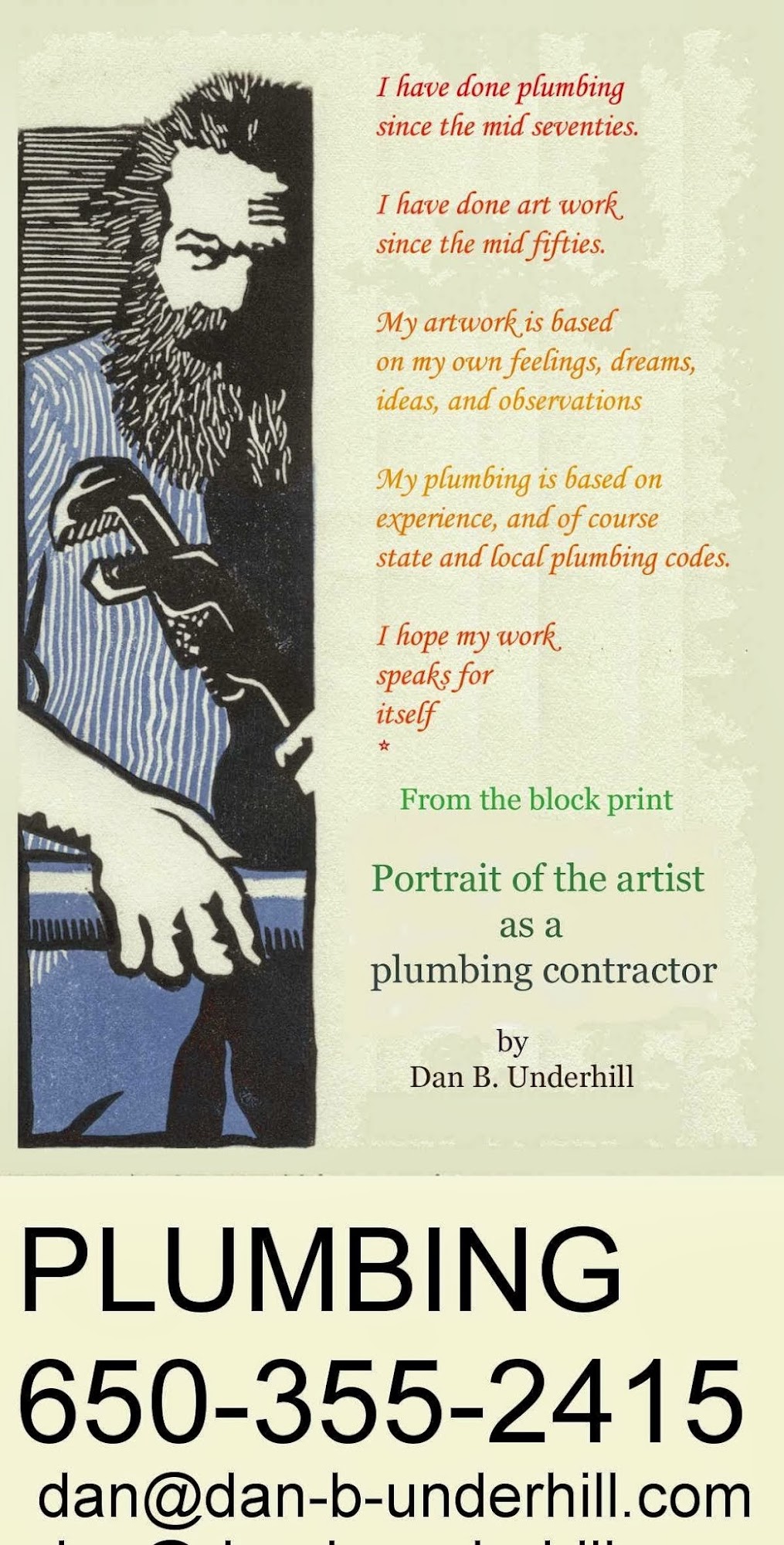 Dan B. Underhill, Plumbing Contractor