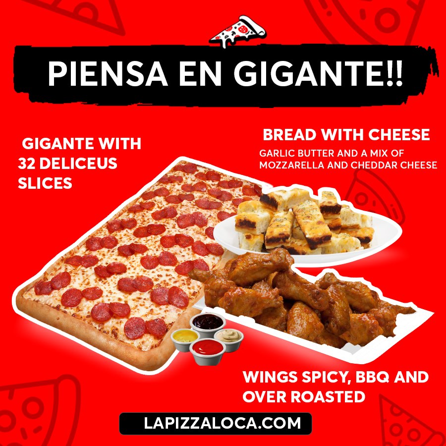 Pizza Loca Menu