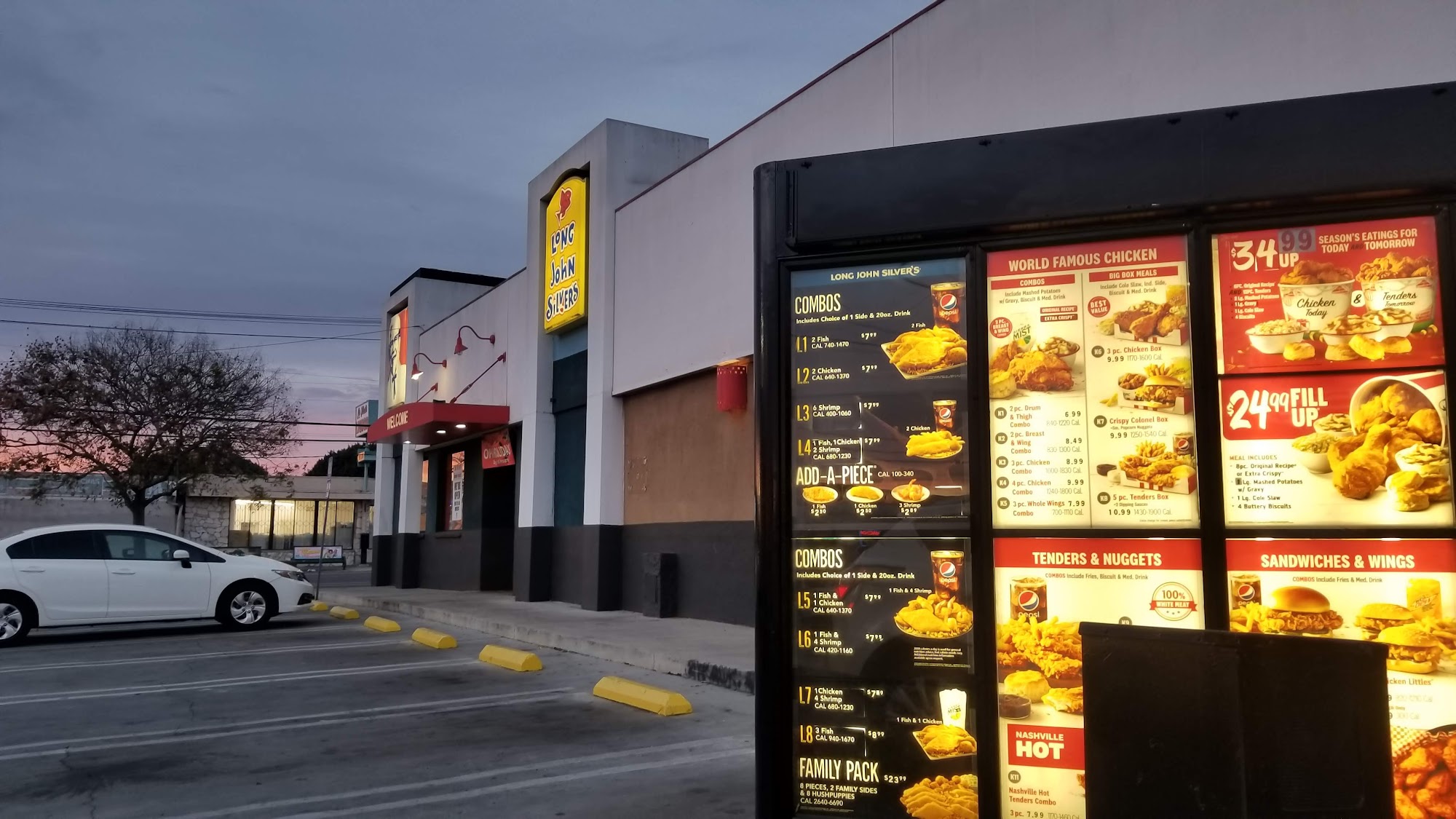 Long John Silver's Menu