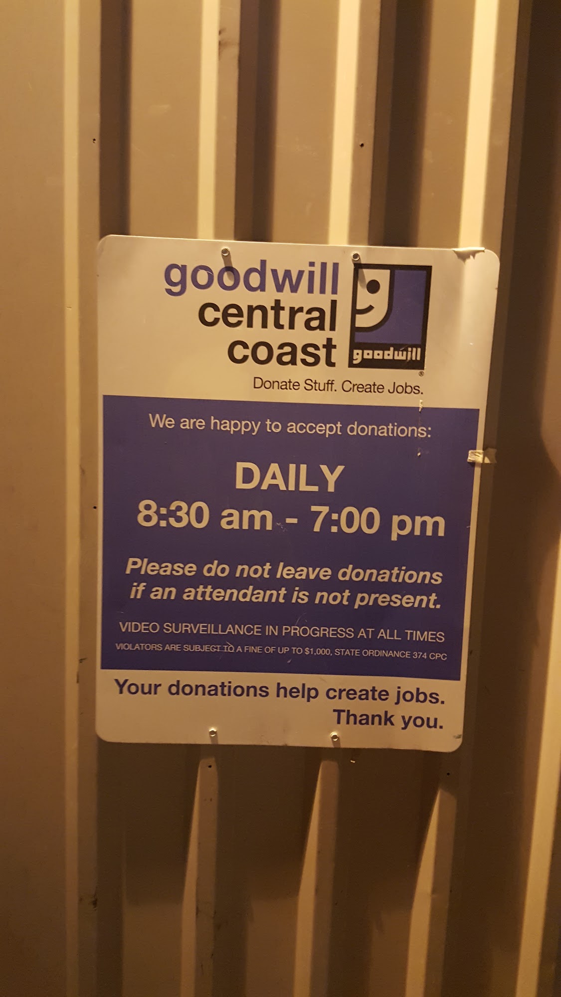 Goodwill - Donation Center