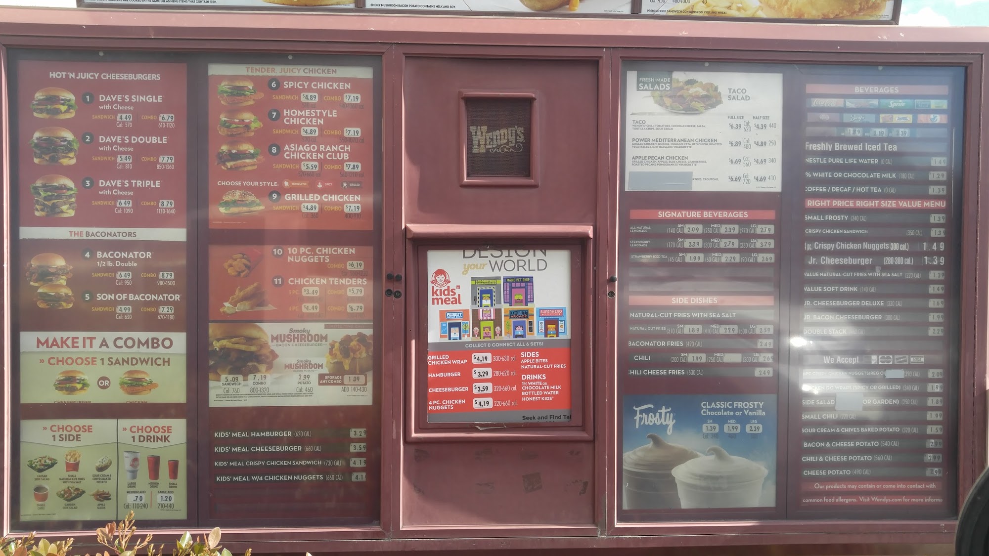 Wendy's Menu