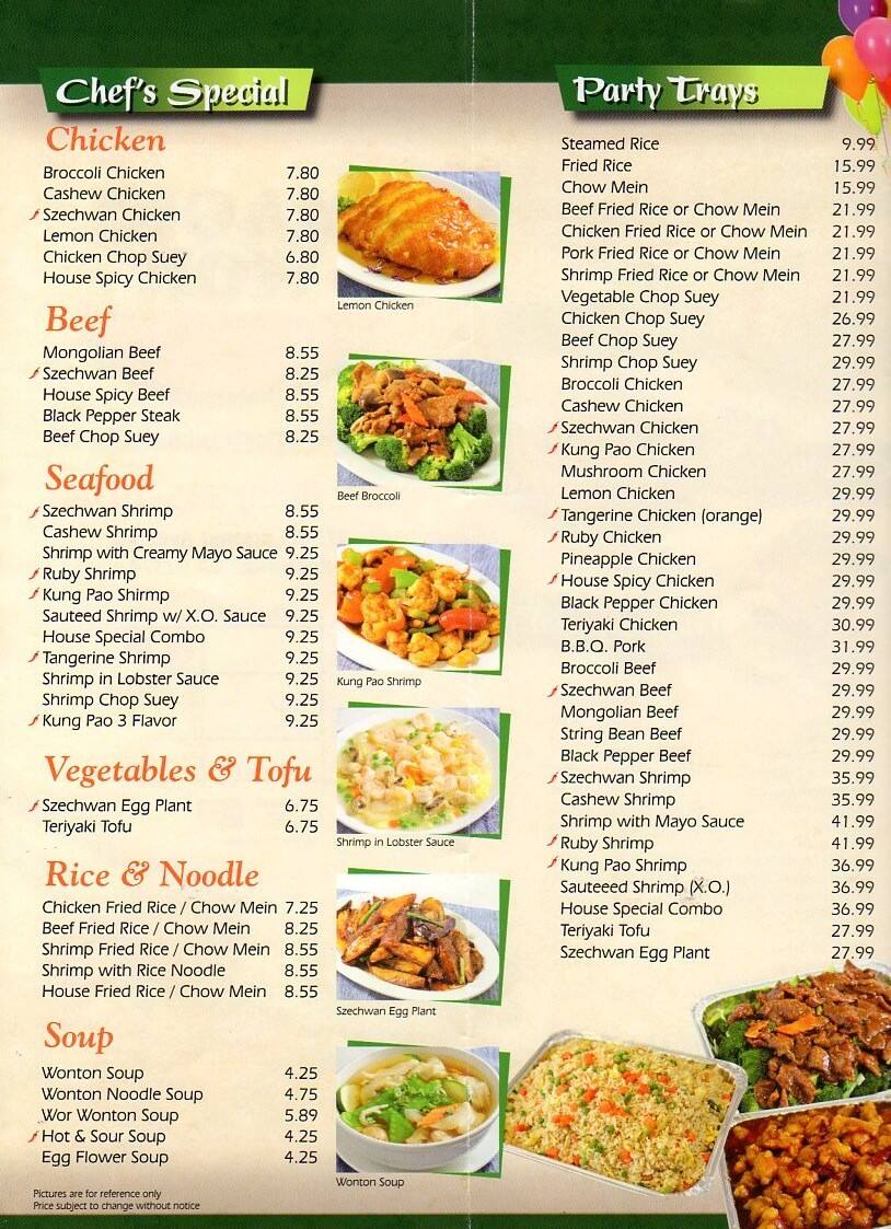 Magic Wok Menu