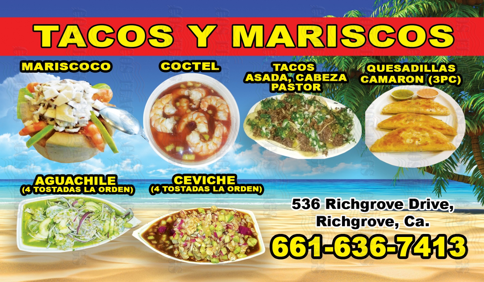 La princesa bakery # 2 Menu