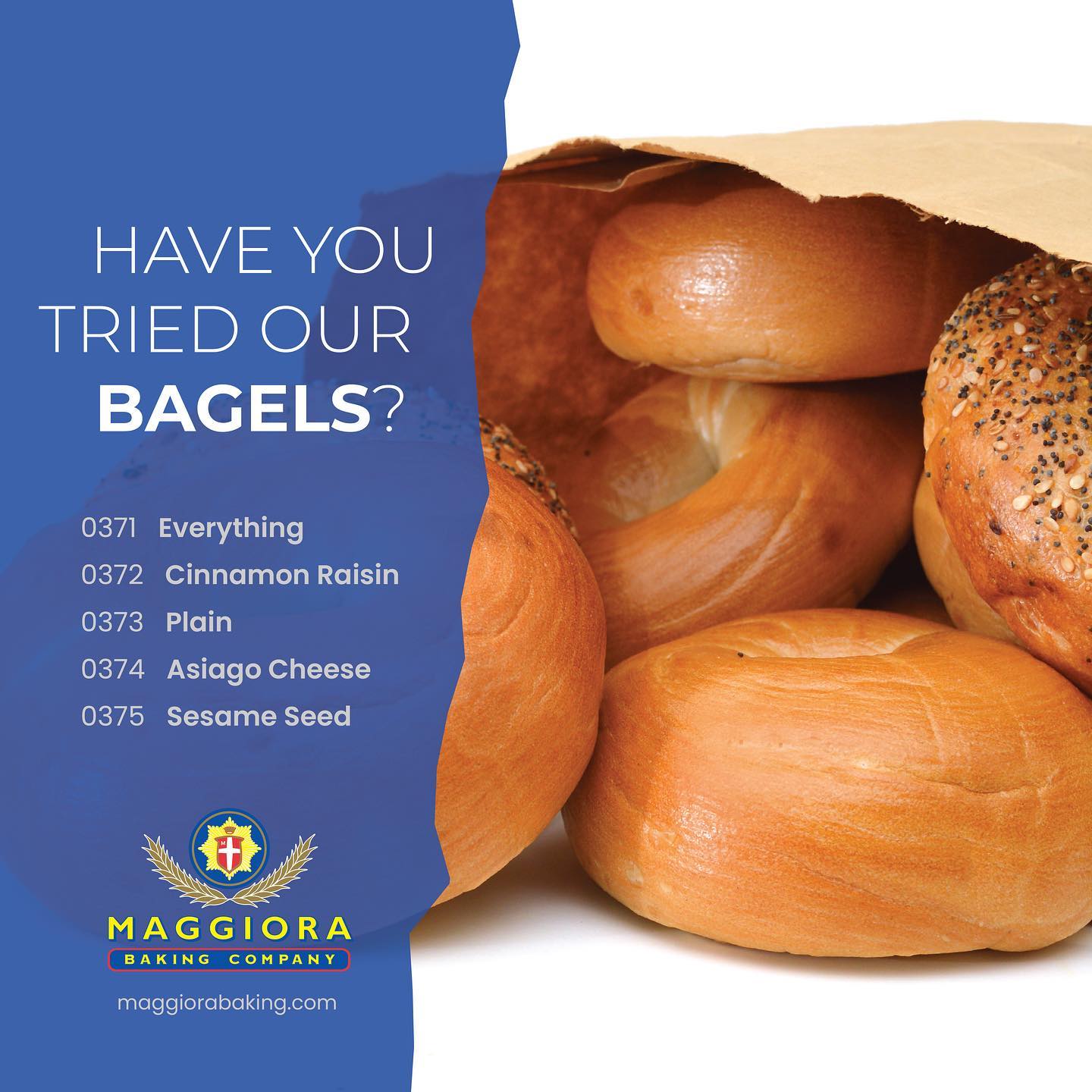 Maggiora Baking Company Menu