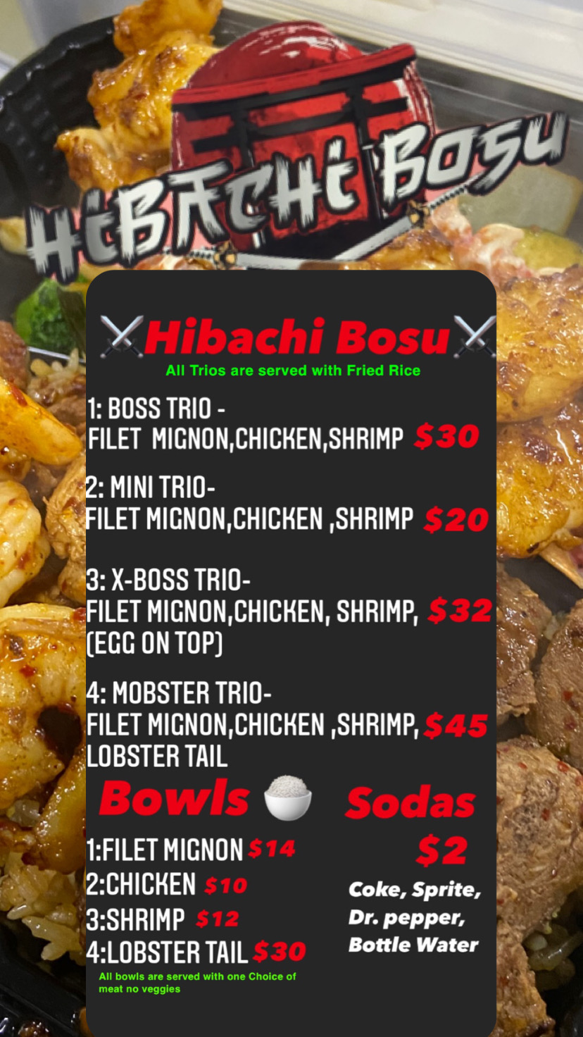 The Original Smash Burger Menu