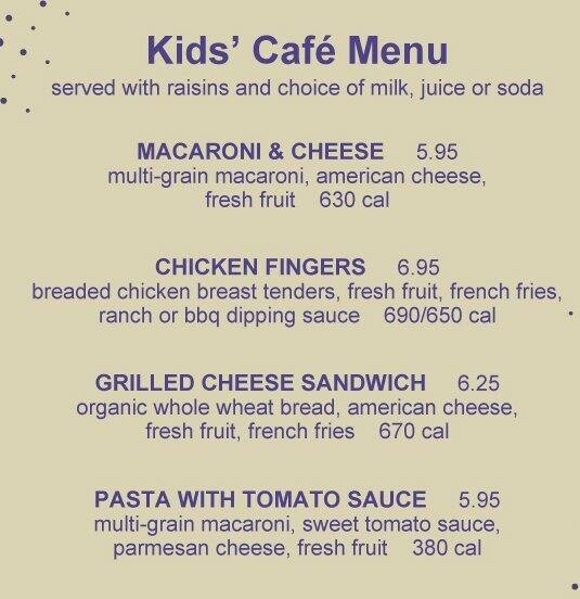 Nordstrom Ebar Artisan Coffee Menu