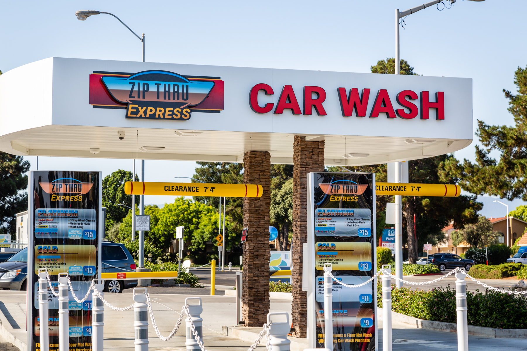 Zip Thru Express Car Wash - Free wash for first time customer - ask attendant