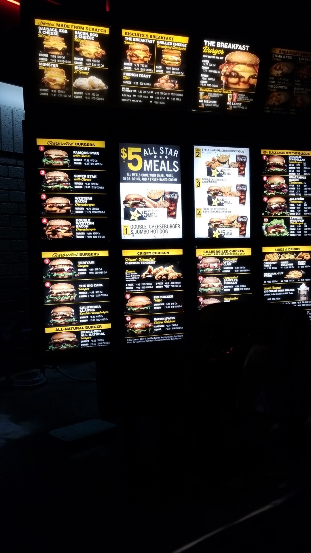 Carl’s Jr. Menu