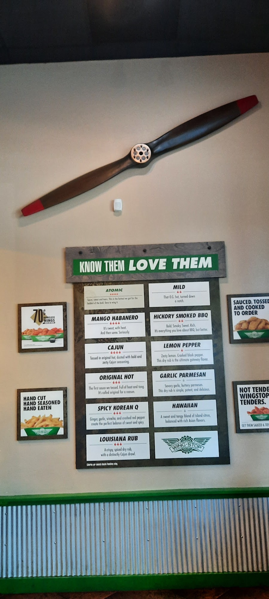 Wingstop Menu