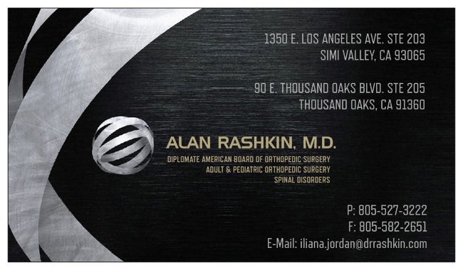 ALAN RASHKIN, M.D.
