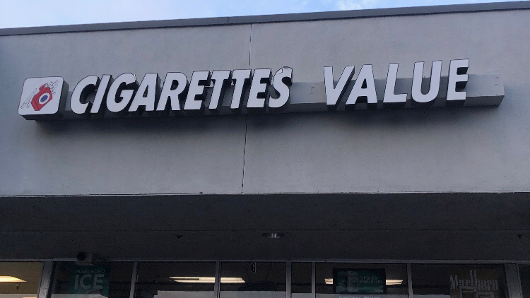 Cigarette value