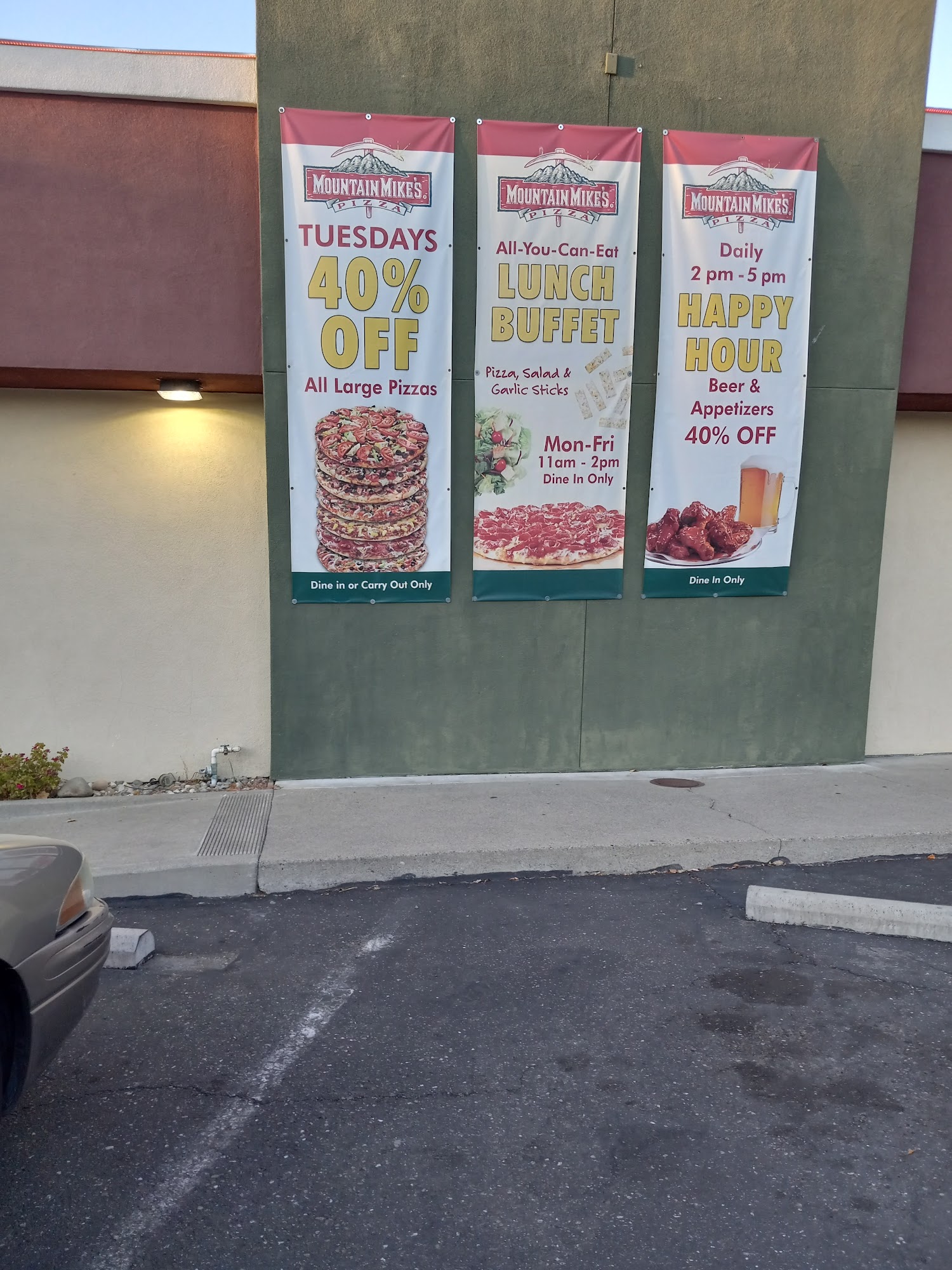 Mountain Mike's Pizza Menu