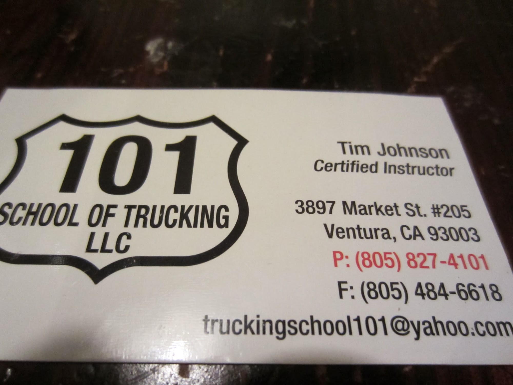 101 School of Trucking