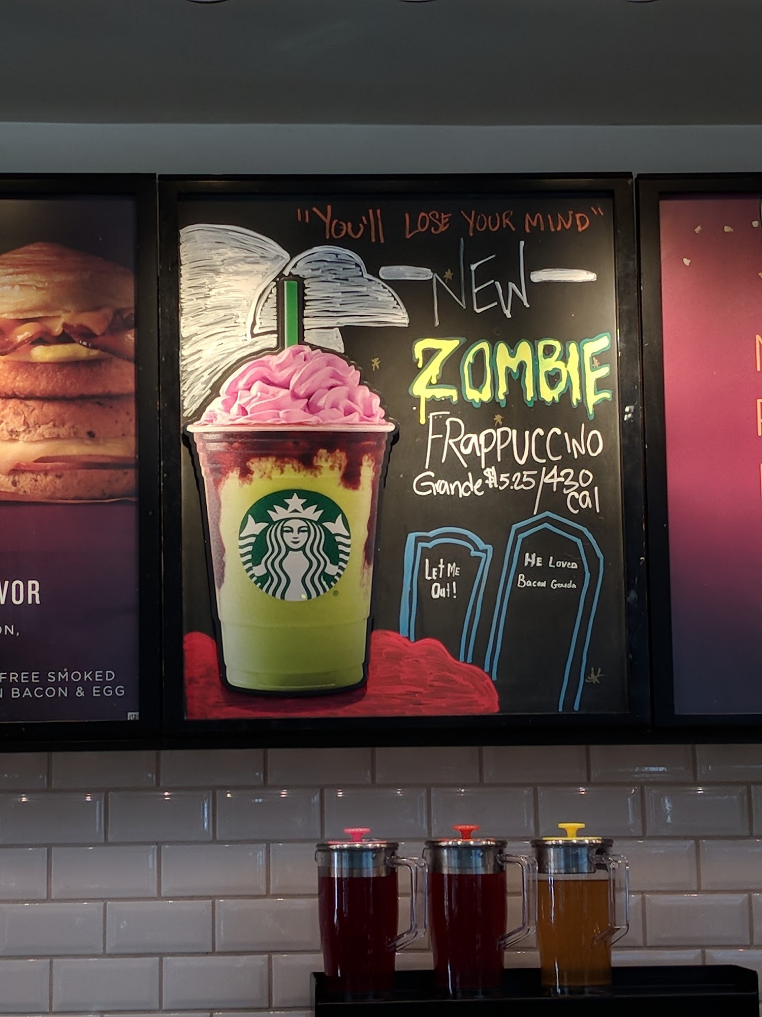 Starbucks Menu