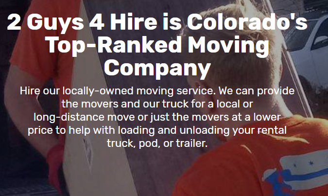 2 Guys 4 Hire Professional Moving