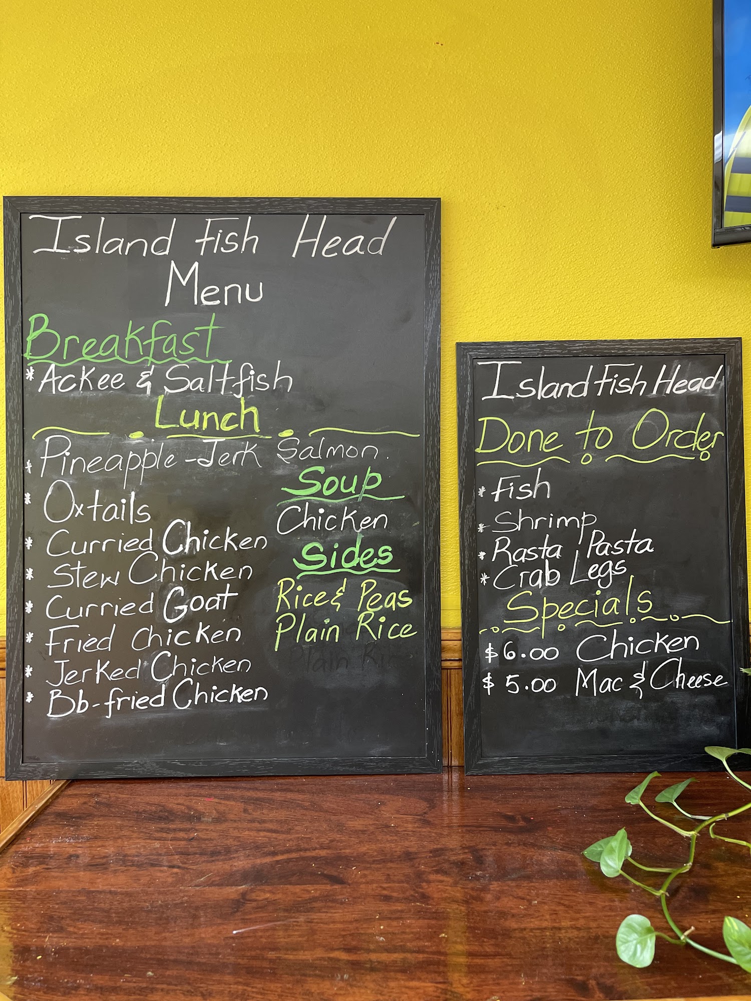 Grill Mon Island Menu