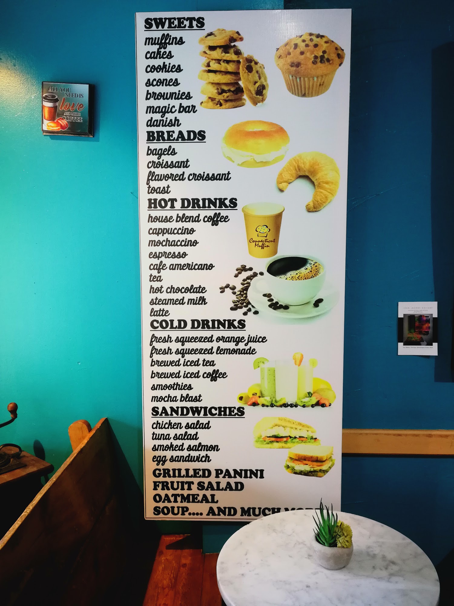 Connecticut Muffin NC Menu