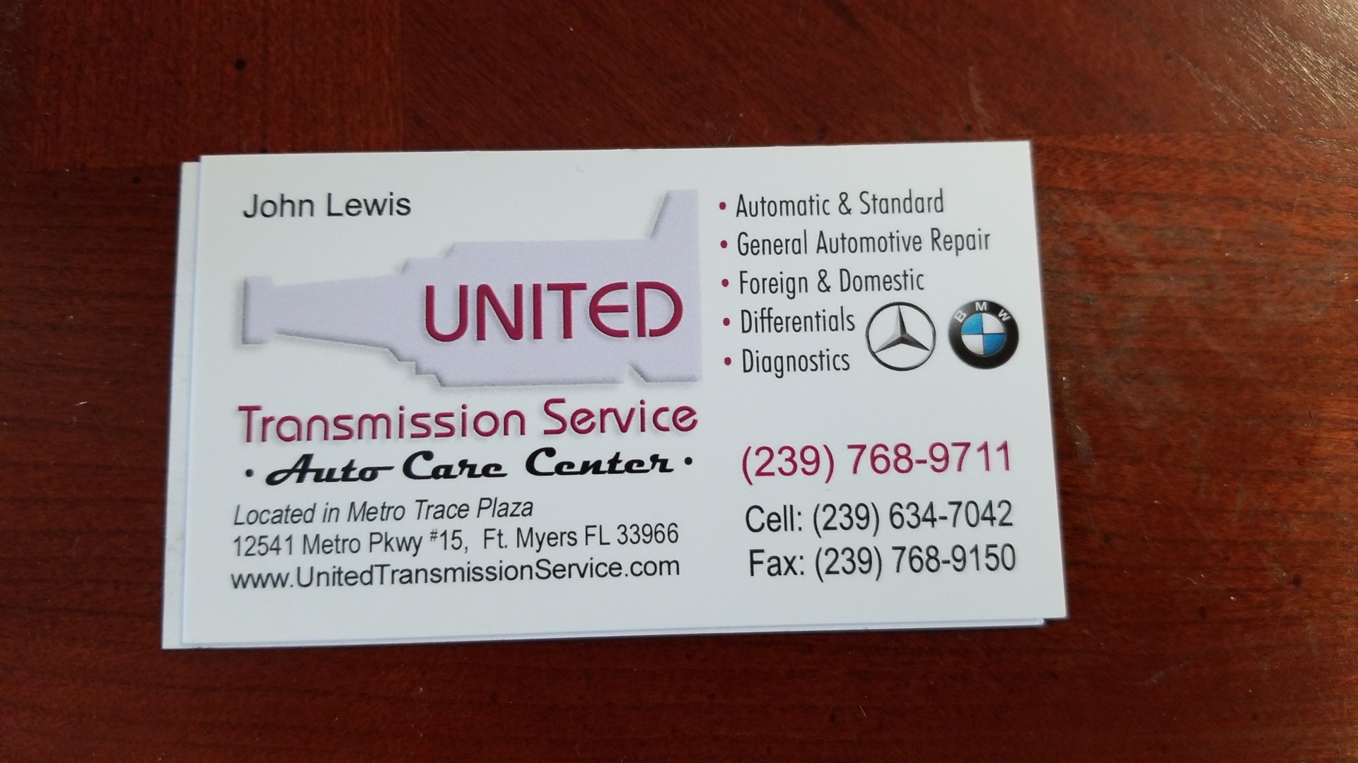 United Transmission Services Inc