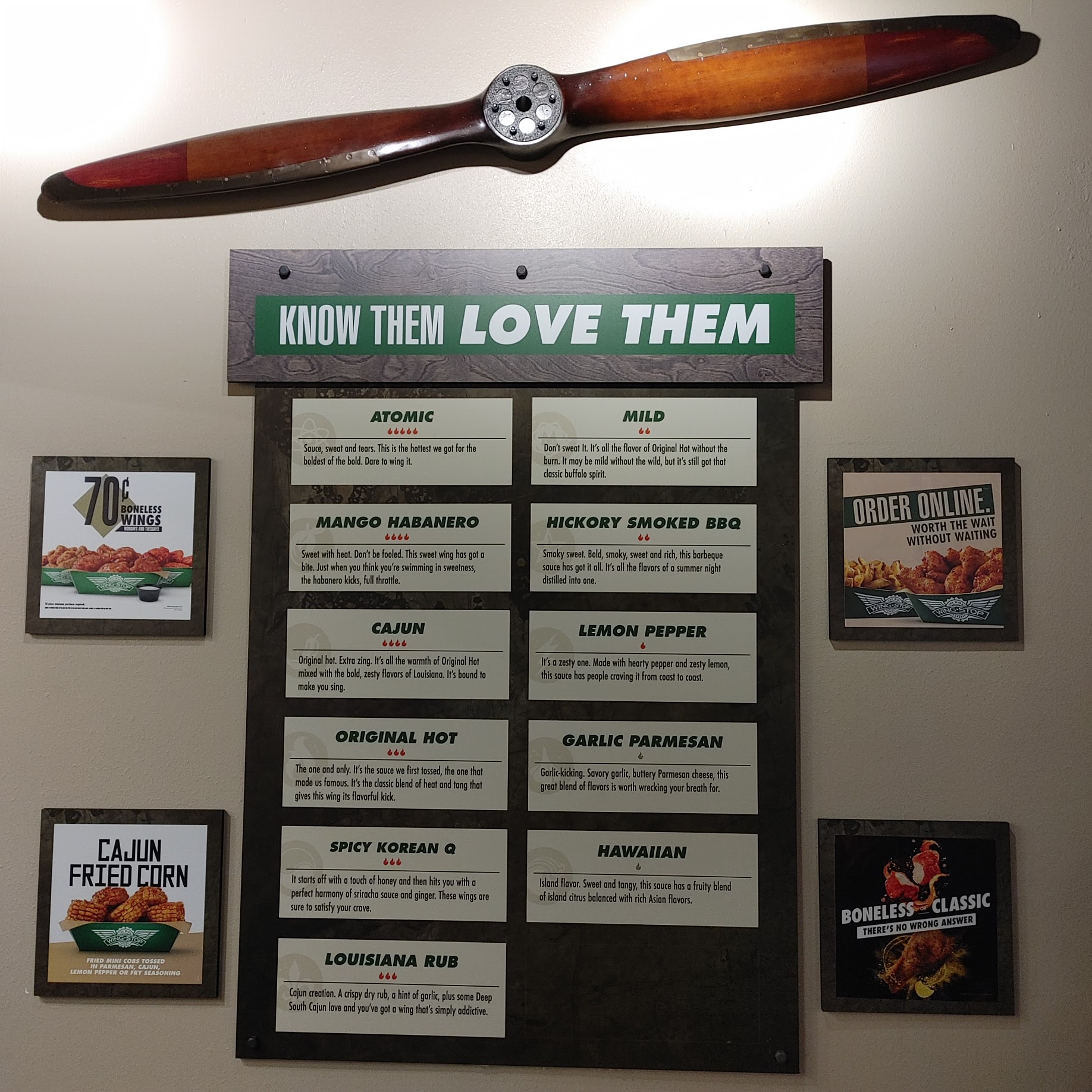 Wingstop Menu