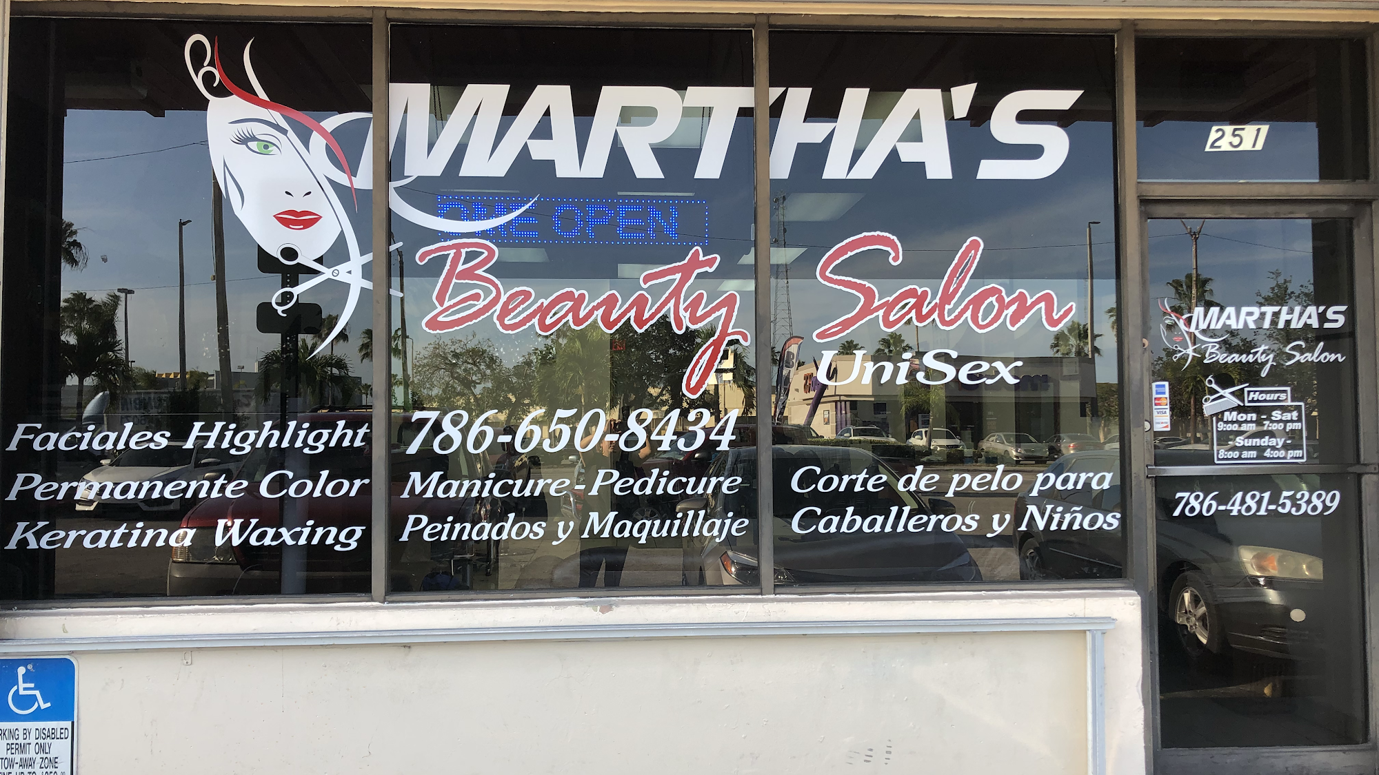 Martha’s beauty salon