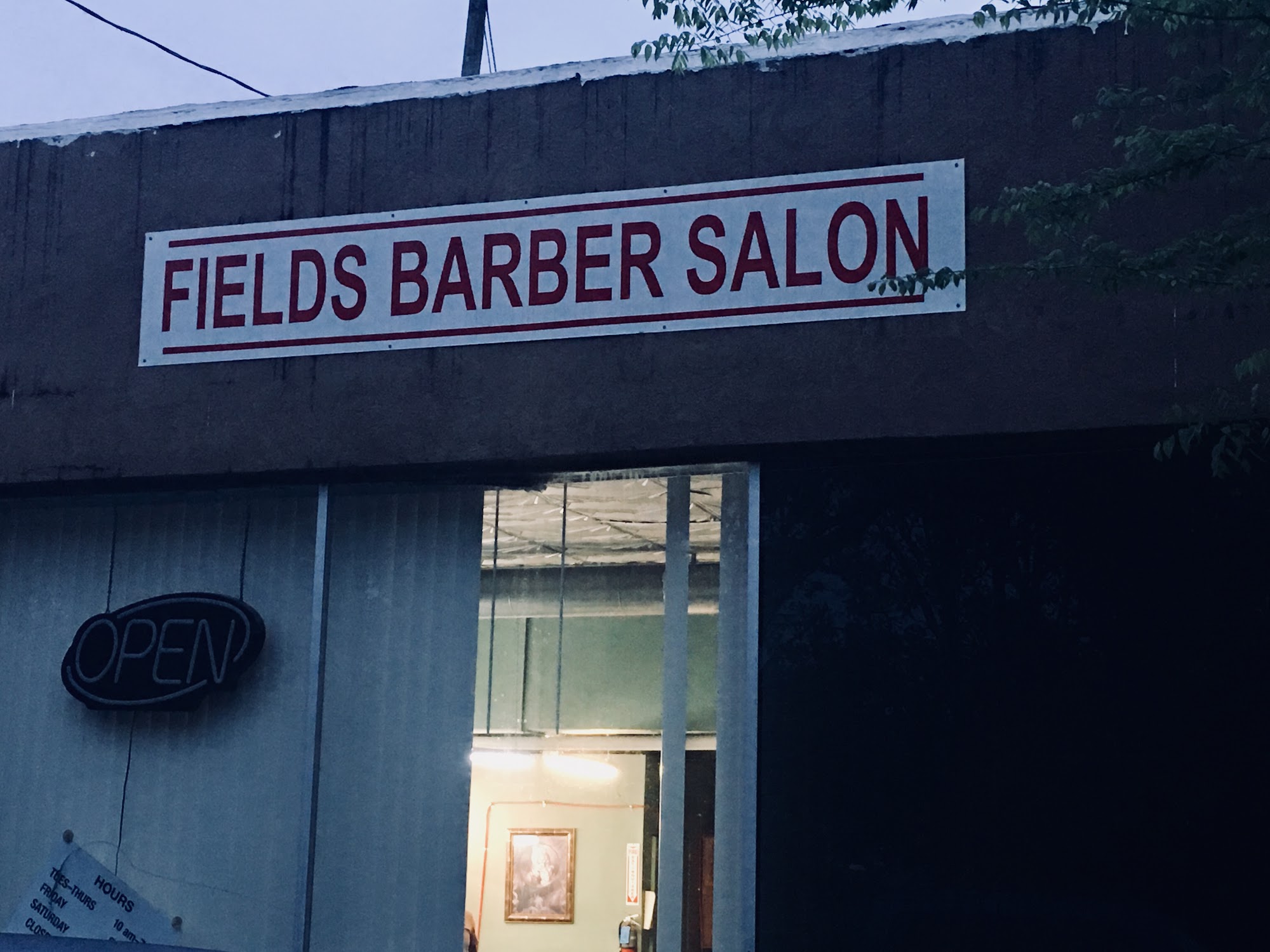 Fields barber salon