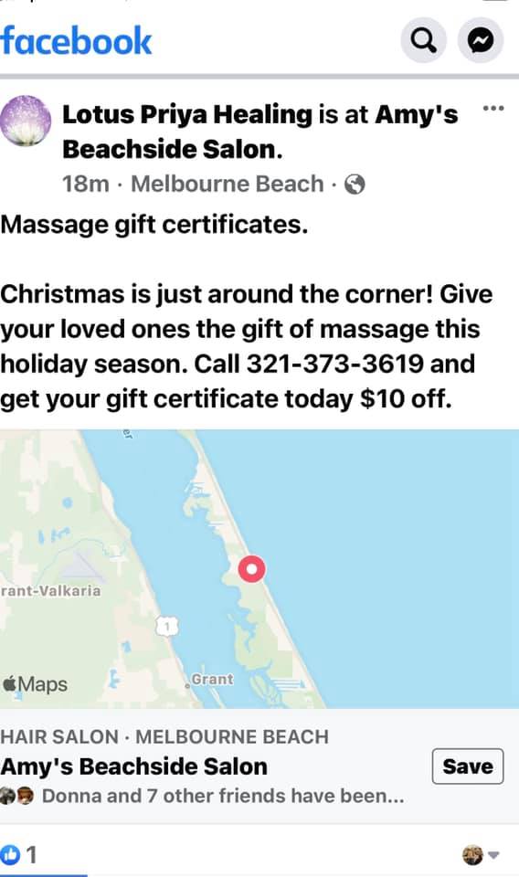 Amy's Beachside Salon 5980 S Hwy A1A, Melbourne Beach Florida 32951